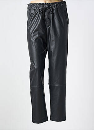 Pantalon droit taille élastique taille normale noir EDC femme