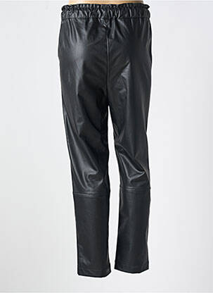 Pantalon droit taille élastique taille normale noir EDC femme
