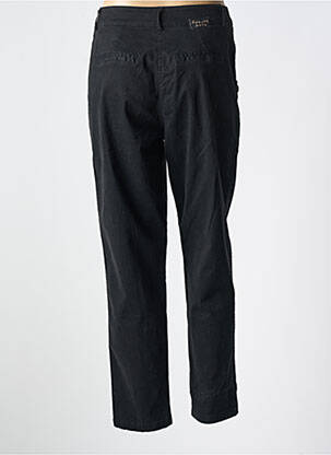 Pantalon slim tissage popeline taille normale noir PAKO LITTO femme