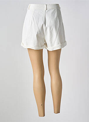 Short tissage denim taille normale blanc MUSY MUSE femme