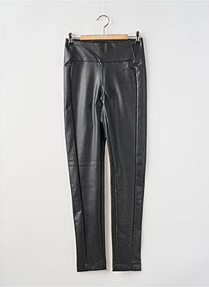 Legging tissage simili-cuir taille normale noir ESPRIT femme