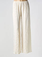 Pantalon large beige GRACE & MILA pour femme seconde vue