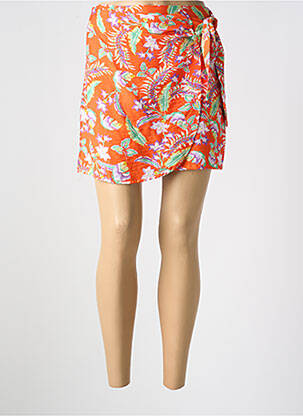 Jupe short orange LILI & LALA pour femme