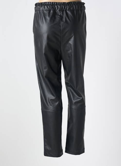 Pantalon droit taille élastique taille normale noir EDC femme