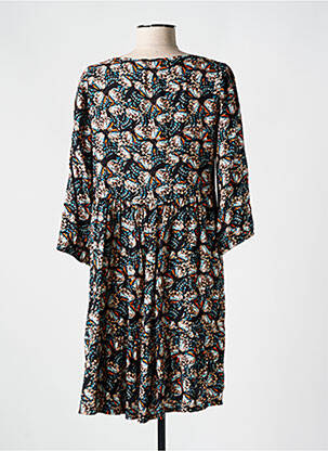 Robe courte manches 3/4 manches 3/4 noir #144894 femme