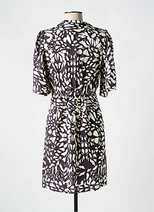 Robe courte manches courtes manches courtes gris GRACE & MILA femme