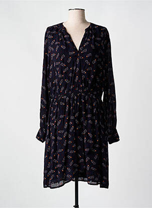 Robe mi-longue bleu SCOTCH & SODA pour femme