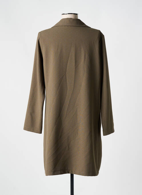 Robe courte manches longues manches longues vert PAKO LITTO femme