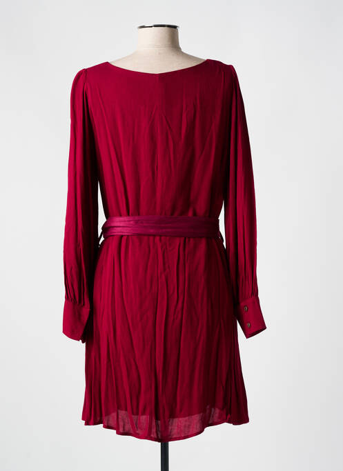 Robe courte manches longues manches longues rouge GRACE & MILA femme