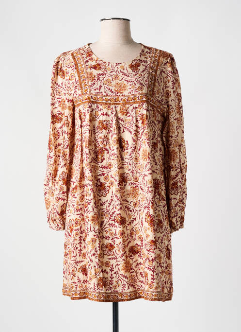 Robe courte beige GRACE & MILA pour femme