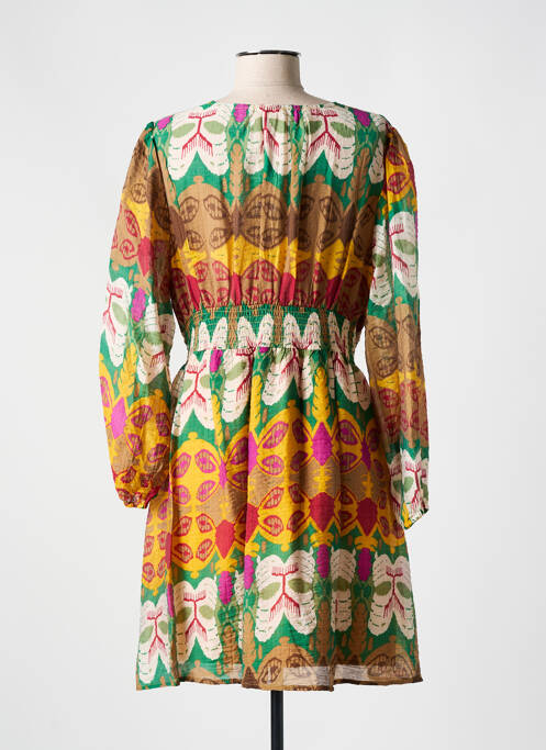 Robe courte marron LILI & LALA pour femme