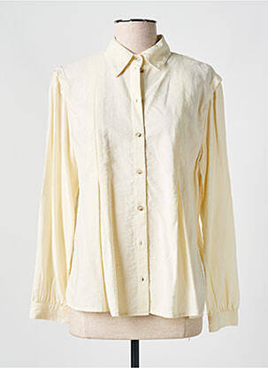 Chemisier coupe fluide manches longues beige ESPRIT femme