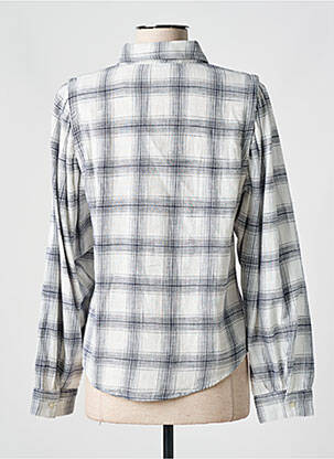 Chemisier coupe cintrée manches longues gris ESPRIT femme