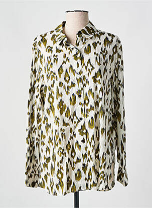 Chemisier imprimé fantaisie manches longues vert SCOTCH & SODA femme