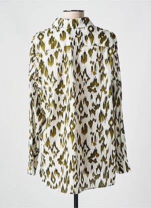 Chemisier imprimé fantaisie manches longues vert SCOTCH & SODA femme
