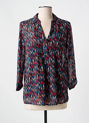 Blouse légère et transparente manches 3/4 noir ESPRIT femme