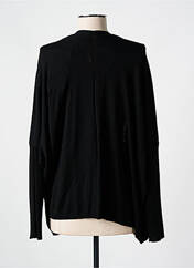 Gilet manches longues noir GRACE & MILA pour femme seconde vue