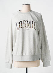 Sweat-shirt gris SCOTCH & SODA pour femme seconde vue