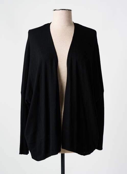 Gilet manches longues noir GRACE & MILA pour femme