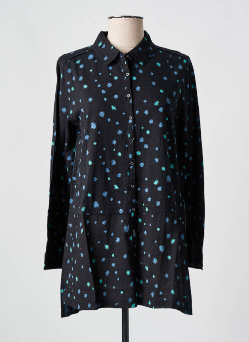 Chemisier imprimé fantaisie manches longues bleu WHITE STUFF femme