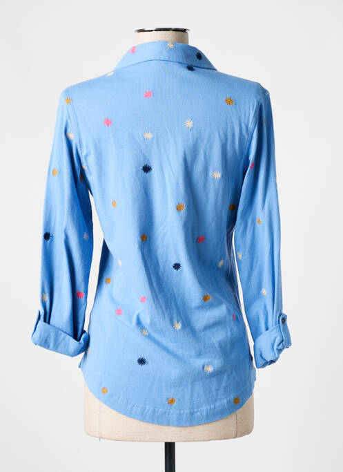 Chemisier coupe cintrée manches longues bleu WHITE STUFF femme