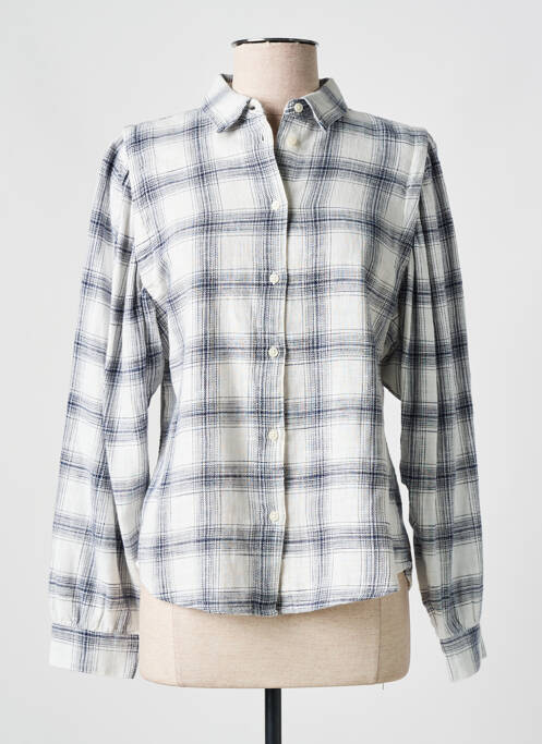 Chemisier coupe cintrée manches longues gris ESPRIT femme