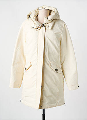 Parka manches longues a capuche blanc ESPRIT femme