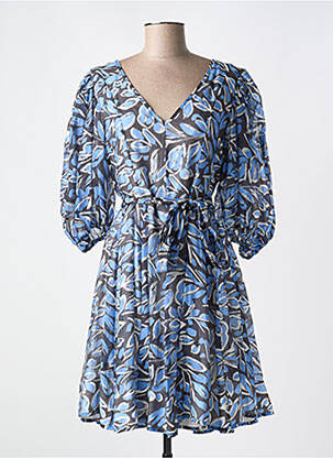 Robe courte bleu CHOKOLAT pour femme