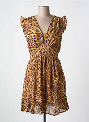 Robe courte marron GOA pour femme seconde vue