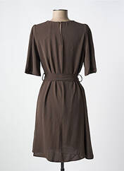 Robe mi-longue marron GRACE & MILA pour femme seconde vue
