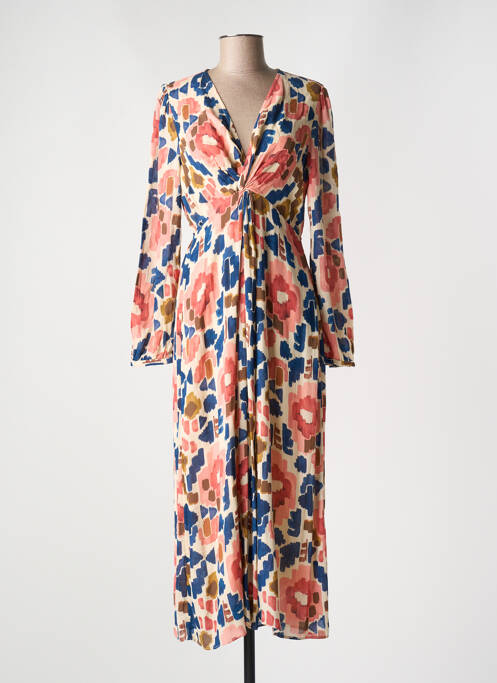 Robe longue rose GRACE & MILA pour femme