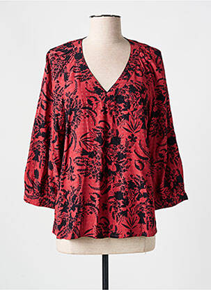 Blouse imprimé fleurs manches 3/4 rose WHITE STUFF femme