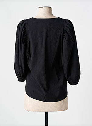 Blouse manches 3/4 manches 3/4 noir GRACE & MILA femme