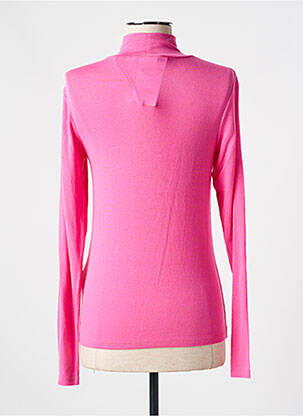 Sous-pull stretch manches longues rose SCOTCH & SODA femme