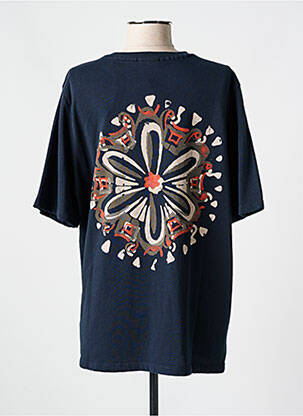 T-shirt coupe droite manches courtes bleu SCOTCH & SODA femme