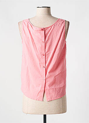Top coupe cintrée sans manche rose GRACE & MILA femme