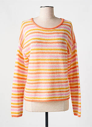 Pull orange GRACE & MILA pour femme