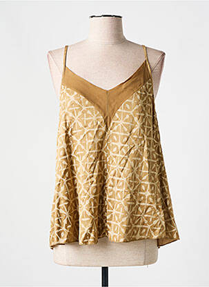 Top marron PAKO LITTO pour femme