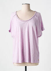 T-shirt violet SCOTCH & SODA pour femme seconde vue