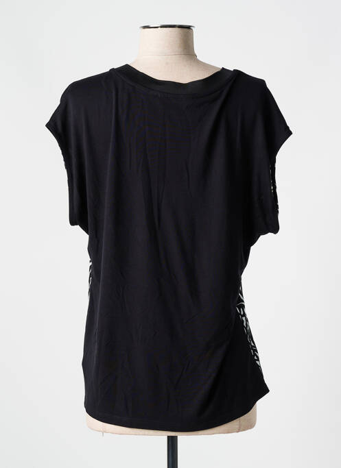 T-shirt imprimé fantaisie manches courtes noir ESPRIT femme