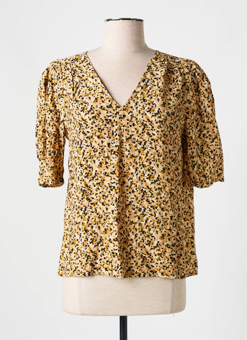 Blouse beige GRACE & MILA pour femme