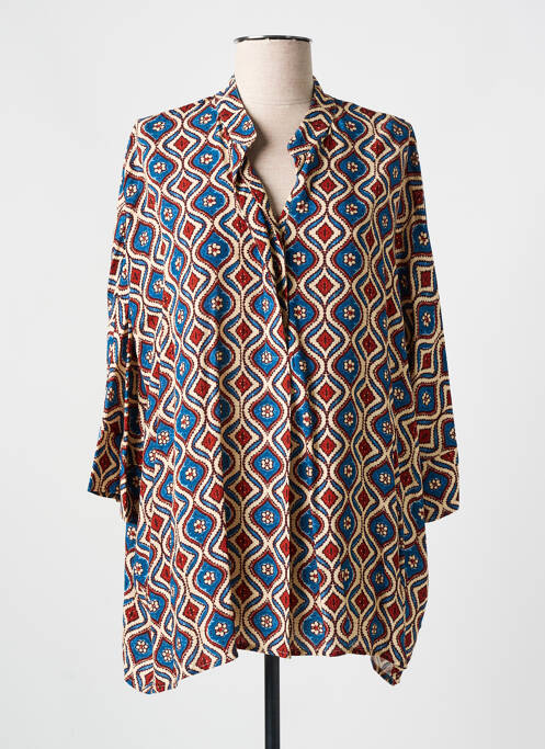 Blouse bleu PAKO LITTO pour femme