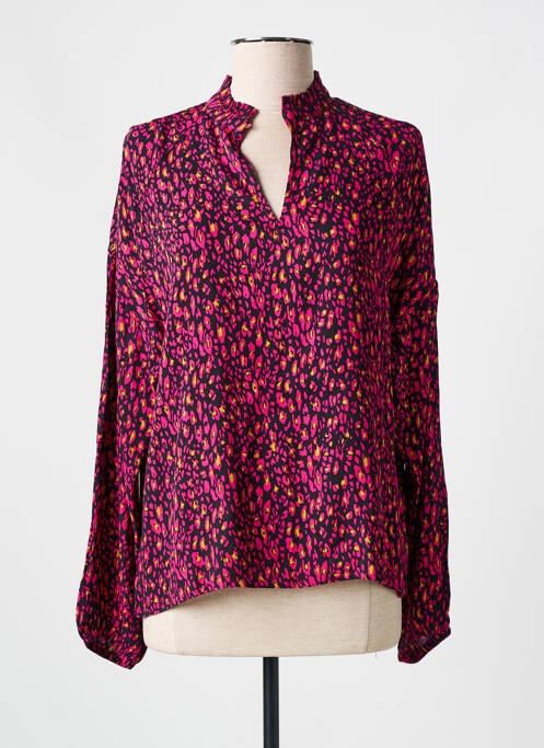 Blouse rose EDC pour femme