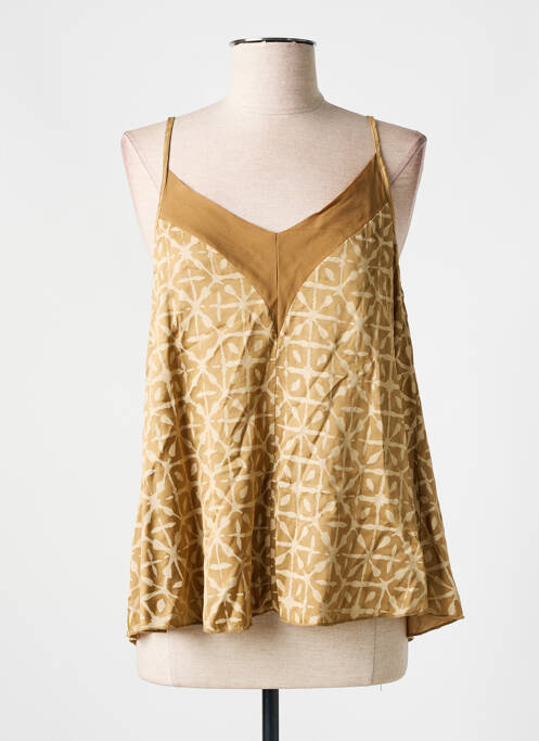 Top marron PAKO LITTO pour femme