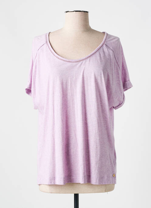 T-shirt violet SCOTCH & SODA pour femme