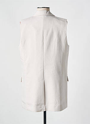 Gilet sans manche fausses poches beige ESPRIT femme