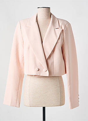Blazer fausses poches rose ATTENTIF femme
