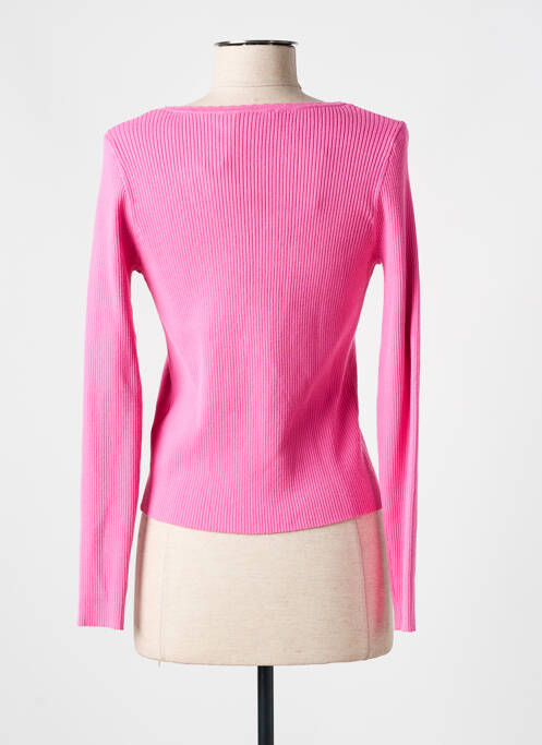 Gilet manches longues stretch rose GRACE & MILA femme
