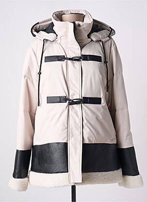 Blouson col col montant noir ZIA BRAND femme
