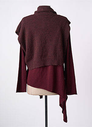 Pull stretch manches longues violet CPC femme